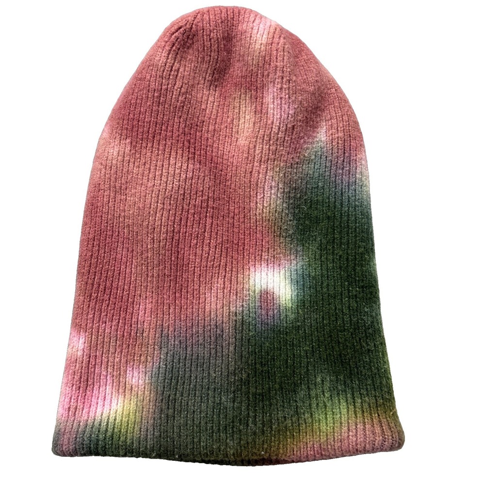 Wild Fable 48% Rayon Pink and Green Stocking Hat
